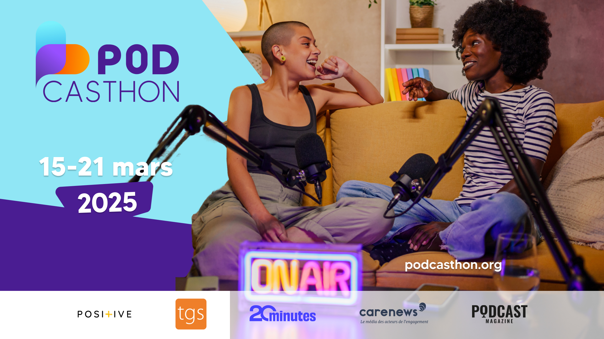 Affiche Podcasthon 2025